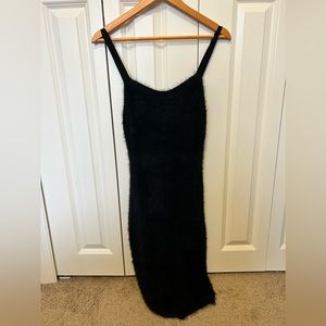 NWT Fabletics Fuzzy Dress Black Retails $44